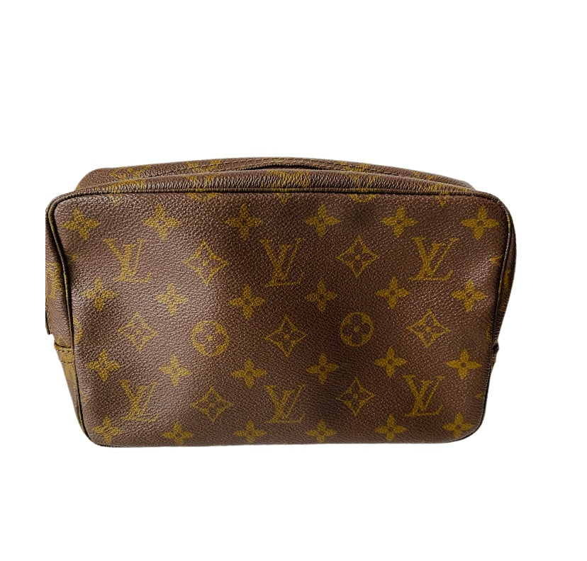 Louis Vuitton Vintage Brown Trousse 23 Monogram Canvas Cosmetic