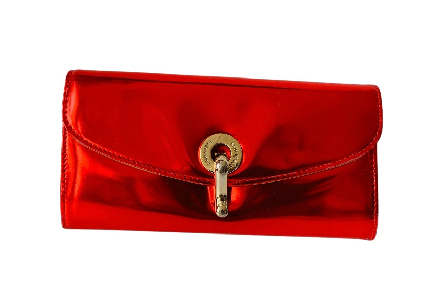 Kate Spade Kent Wallet In Deep Metallic Patent Red – C&J  display picture 1