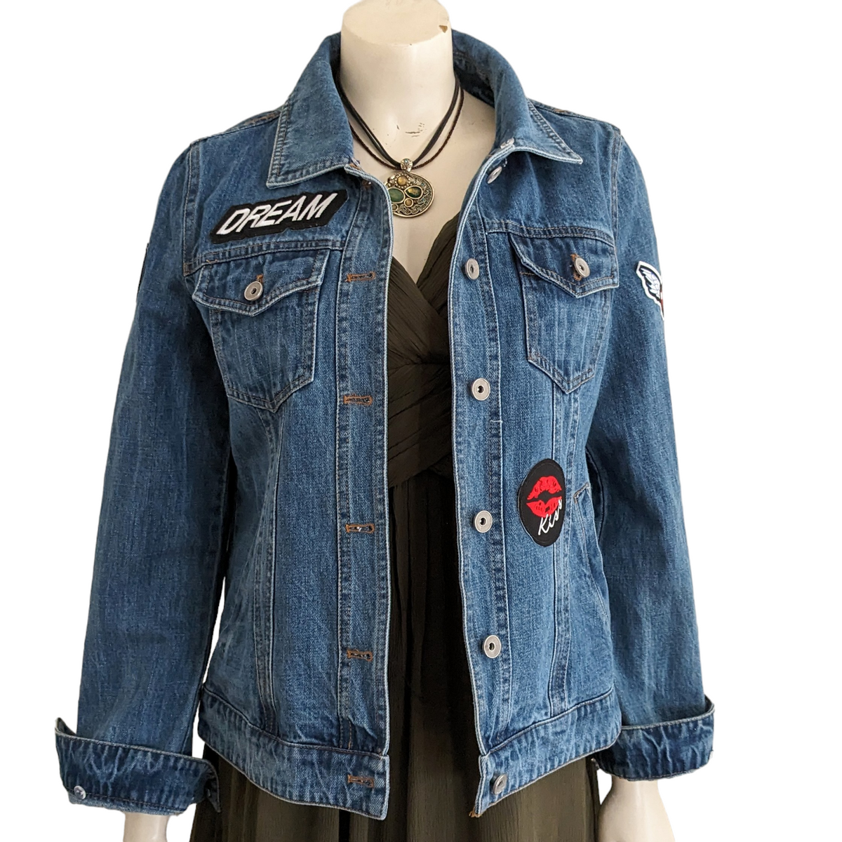 Bagatelle star patch denim jacket hotsell