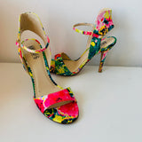 Mix No 6 Floral Cameo Heeled Sandal Size 8