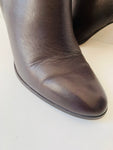 Coach Jemma Soft Calf Booties in Chestnut Size 9 Women’s