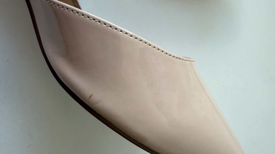 14th & Union Patent Pointed Toe Nude Heels Size 7.5
