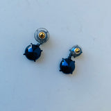 I.N.C. Mixed Blue Stone Drop Pierced Earrings