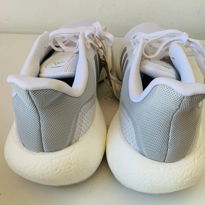 Adidas Pureboost Jet W Silver Metallic Running Shoes New In Box Size 9