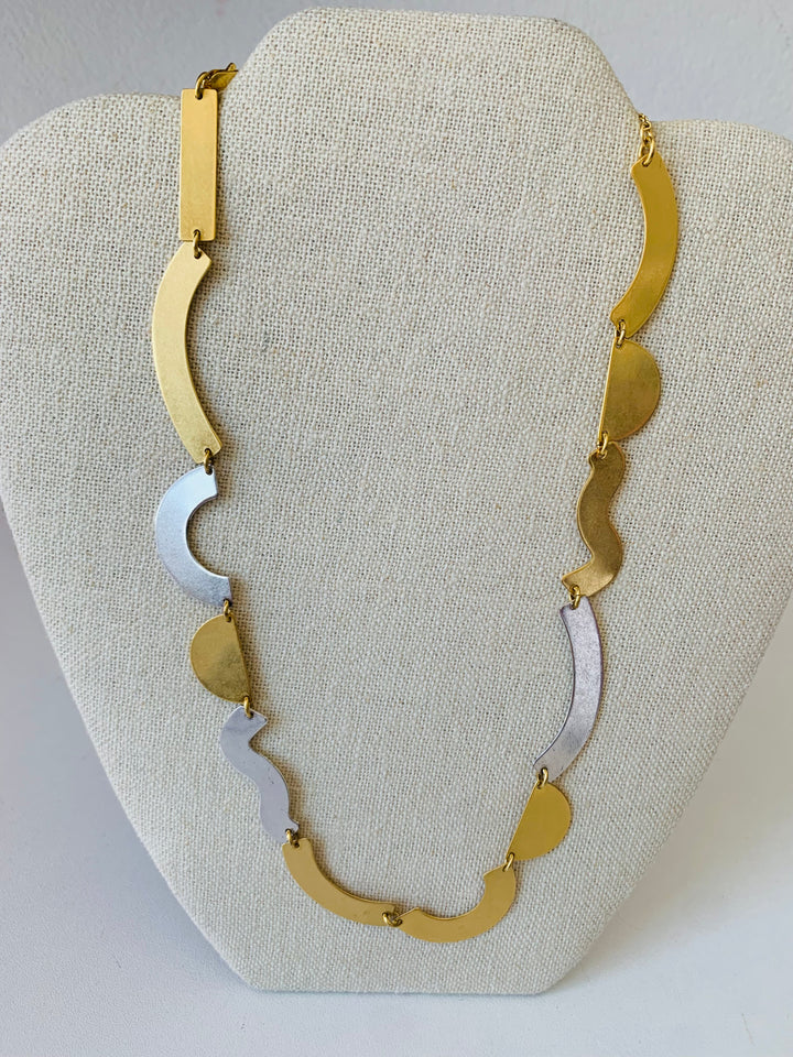 Madewell Silver & Gold Tone Necklace