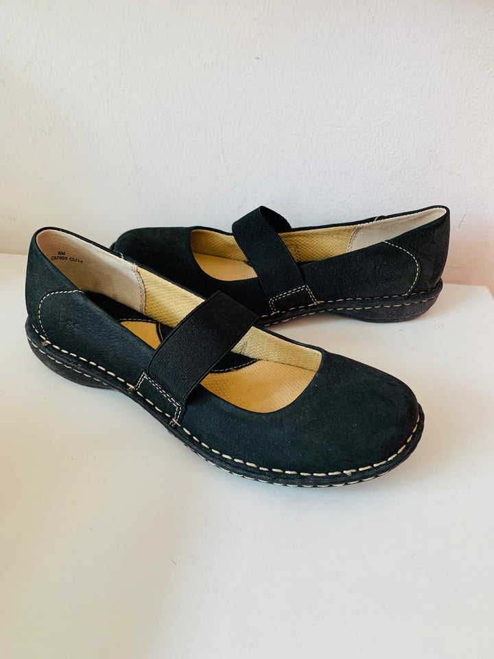 BOC Malinda Black Leather Mary Jane Shoes Size 8 New in Box