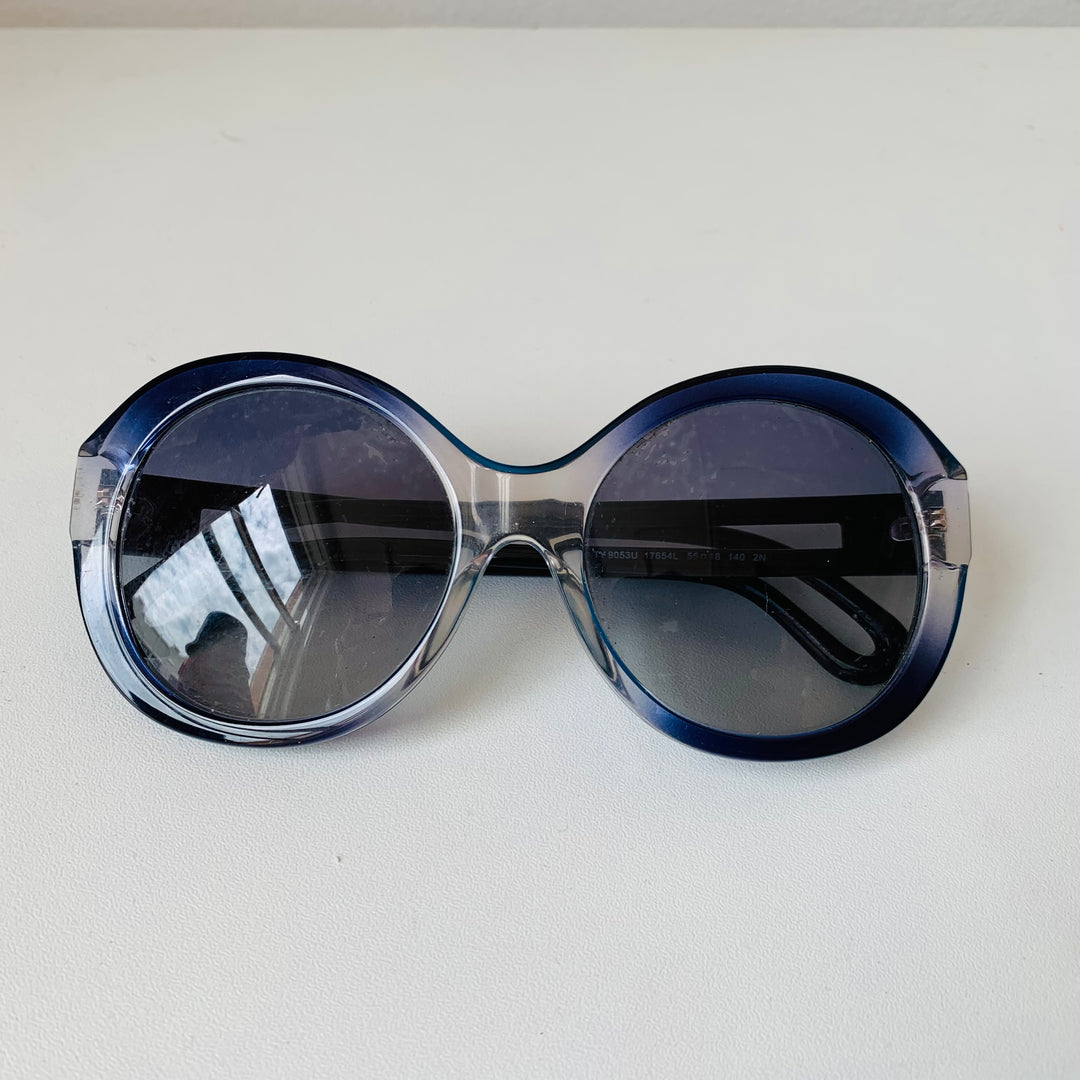 Tory Burch Round Blue Sunglasses