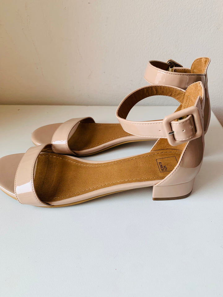 14th And Union Nude Patent Sandals Size 7.5