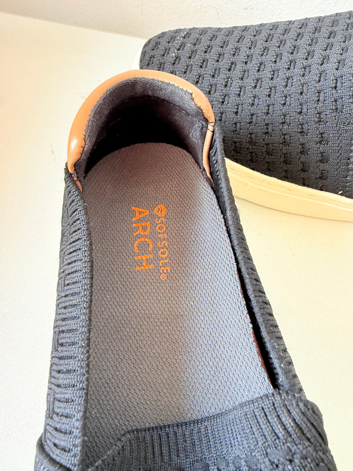 Kelly & Katie Kk-Estarr Black Slip On Shoes Size 7.5 Wide