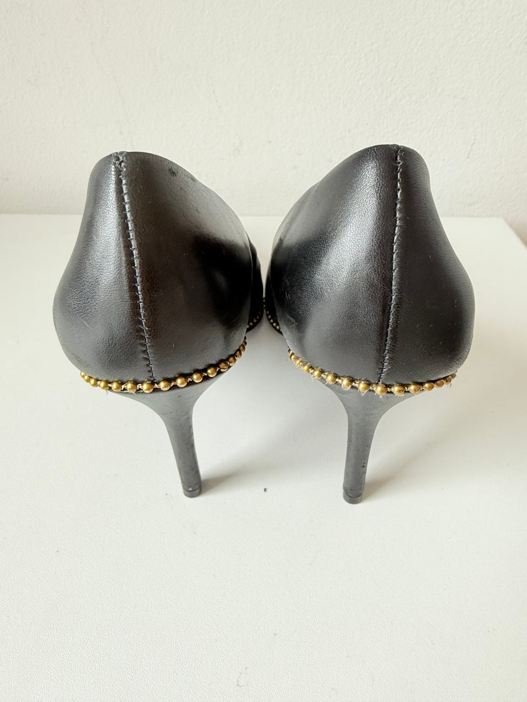 Coach Waverly Pump In Black Leather Size 8