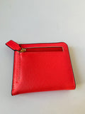 Pink/Coral Saffiano Mini Wallet