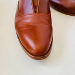 Nisolo Emma d’Orsay Oxford Flat In Brandy Leather Size 7.5