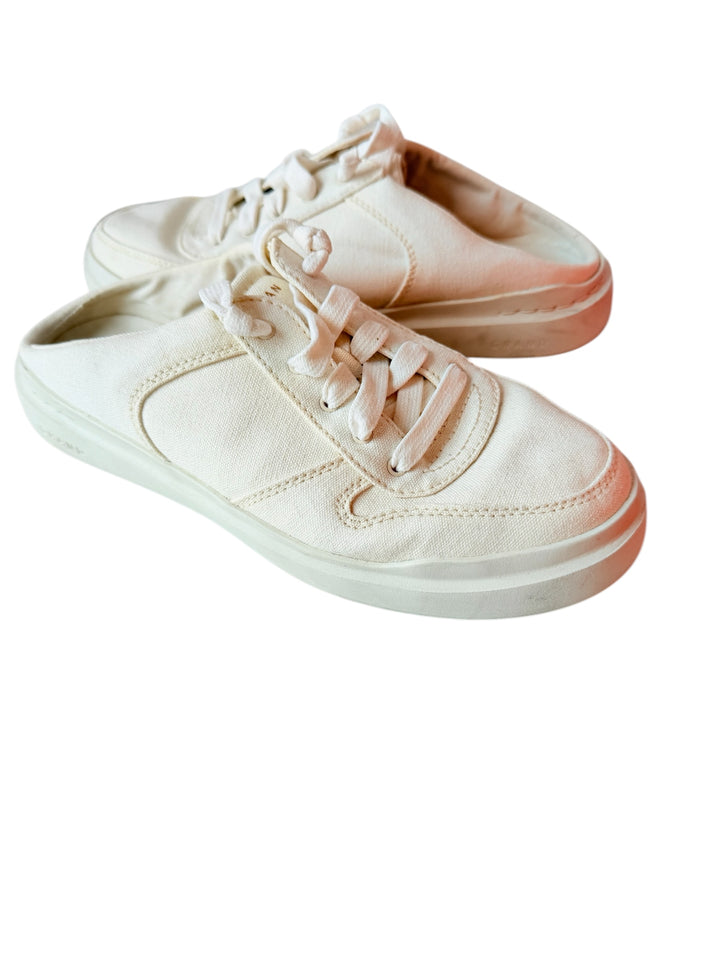 Cole Haan Grand Pro Series Rally Canvas Mule Sneakers in Cream Size 8 Women’s