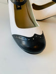 Funtasma Women’s Flapper -25 Shoe in Black & White Size 9 New