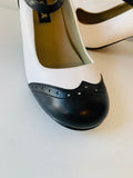 Funtasma Women’s Flapper -25 Shoe in Black & White Size 9 New