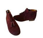 DV Dolce Vita Camira Bordo Burgundy Suede Ankle Boots Size 7.5