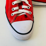 Converse Chuck Taylor All Star Red Canvas Sneakers Size 7.5 Women’s