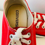 Converse Chuck Taylor All Star Red Canvas Sneakers Size 7.5 Women’s