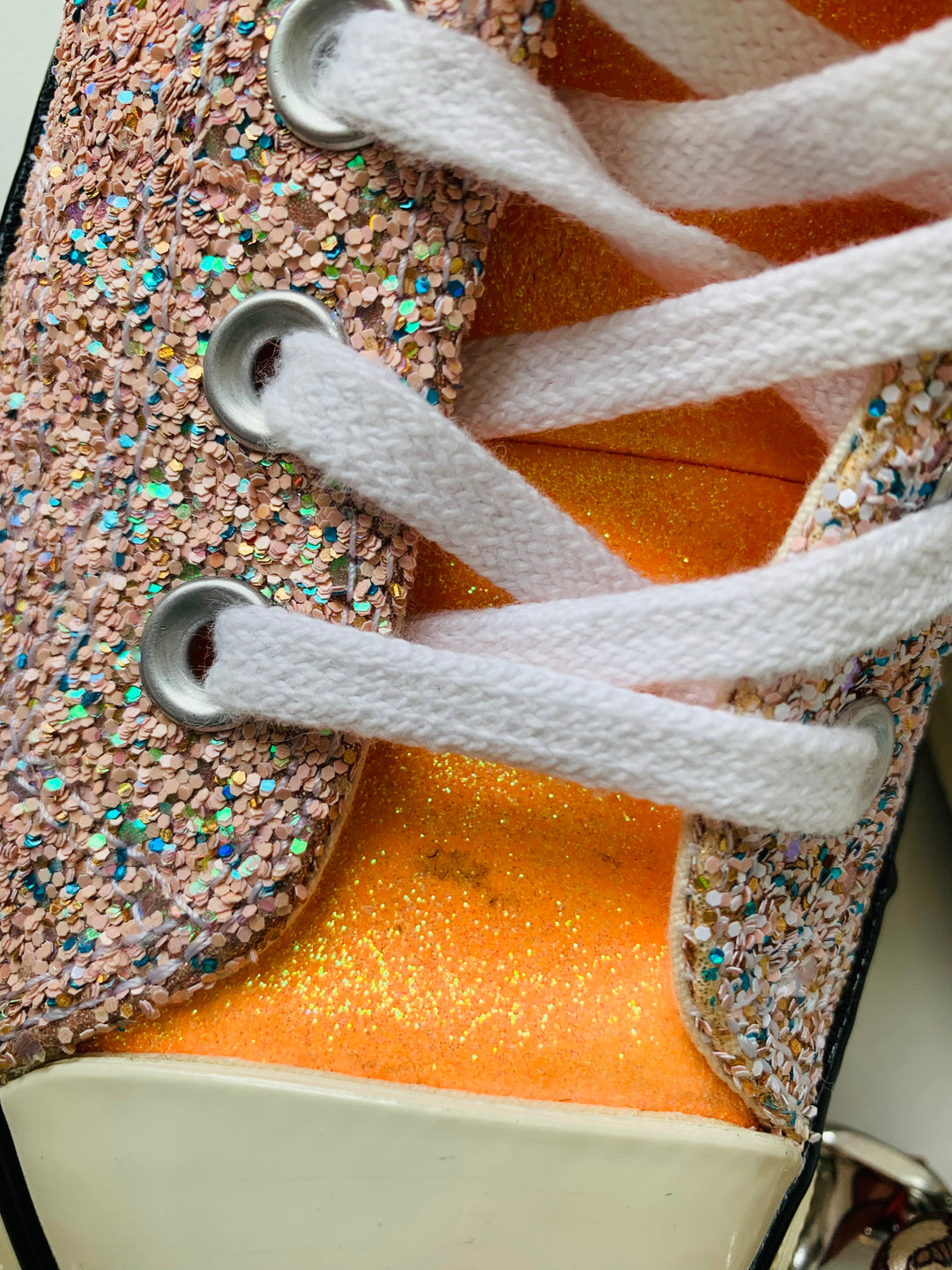 Converse Chuck 70 High JW a Anderson Glitter Nasturium Sneaker Size 6.5 Women’s New Never Worn