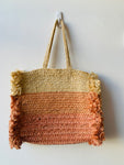 Shiraleah Chicago Ombré Jute Tote Bag