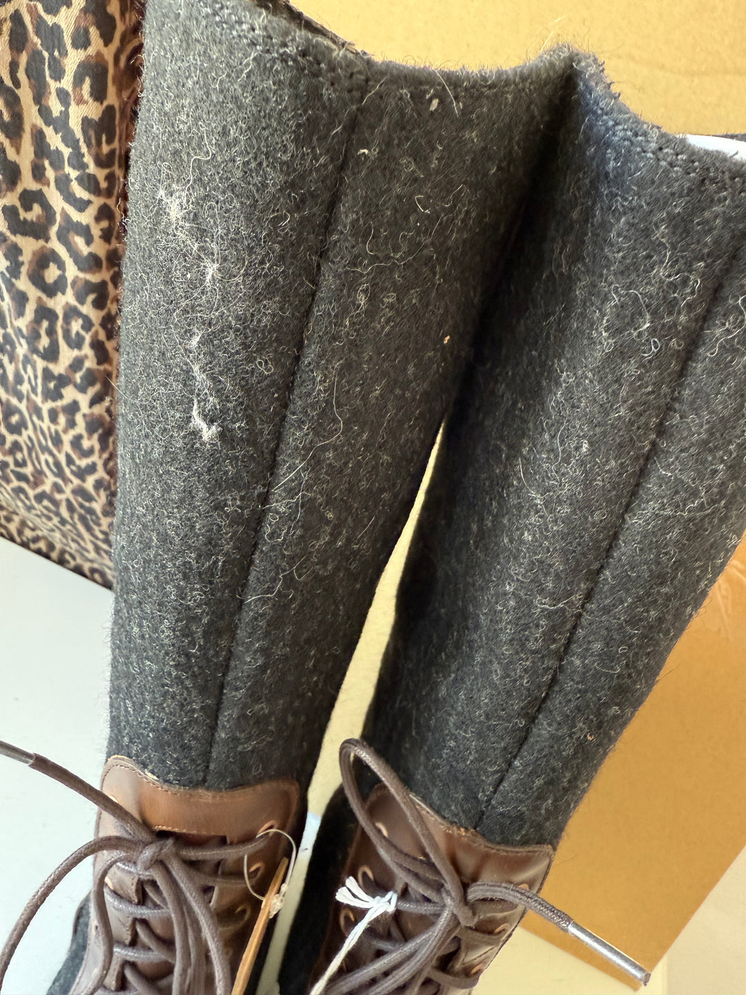 Woolrich Women’s Roadhouse Salt Marsh Conductor Stripe Boots Size 8