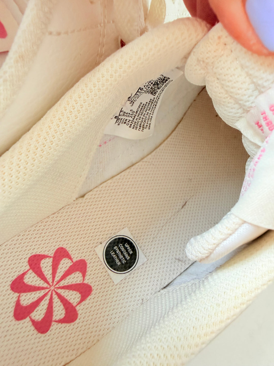 Nike Women’s Court Legacy Next Nature Sneaker Size 8 In Pink & White