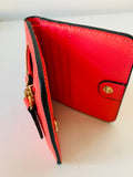 Pink/Coral Saffiano Mini Wallet