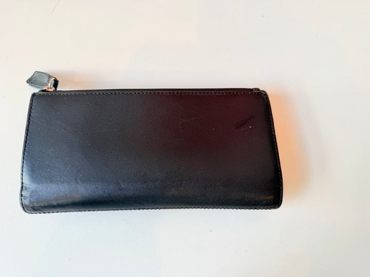Coach Classic Black Leather Women’s Trifold Wallet