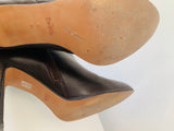 Coach Jemma Soft Calf Booties in Chestnut Size 9 Women’s