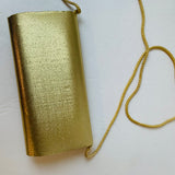 Vintage Hand Made In China Gold Metallic Evening Bag