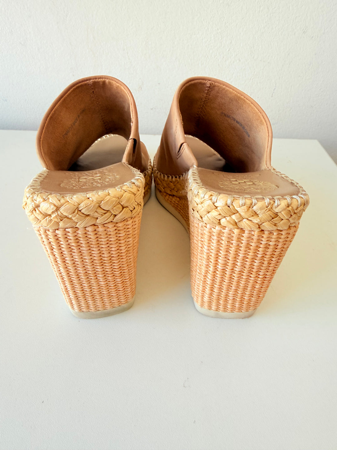 Vince Camuto Brissia Espadrille Wedge in Tortilla Size 8.5