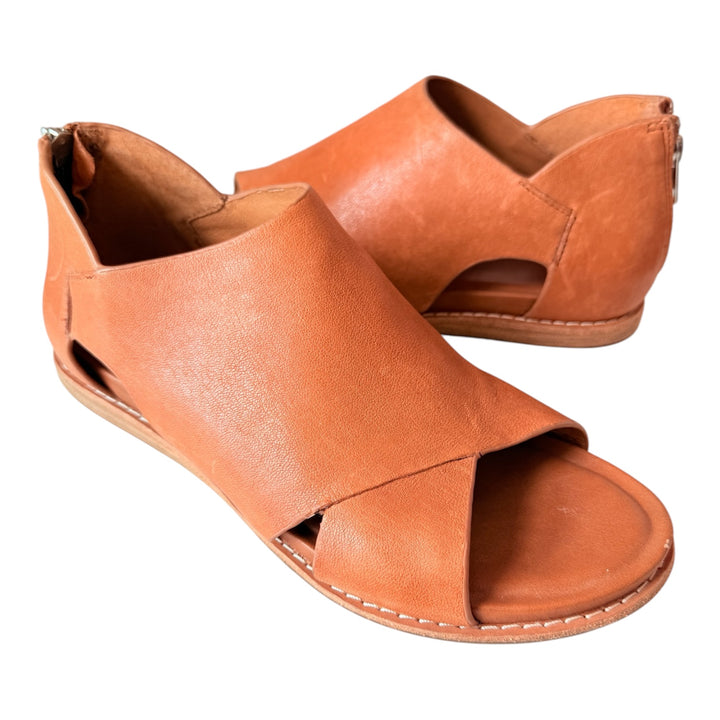 Sofft Evonne Leather Sandals Size 8 Color Luggage