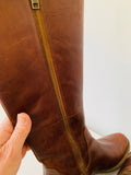 Timberland Savin Hill Brown Leather Tall Boots Size 7.5