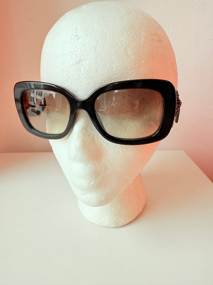 Prada Absolute Baroque Crystal Embellished Square Sunglasses