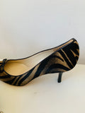 Emma Hopes Calf Hair Animal Print Pump Size 37.5 NEW