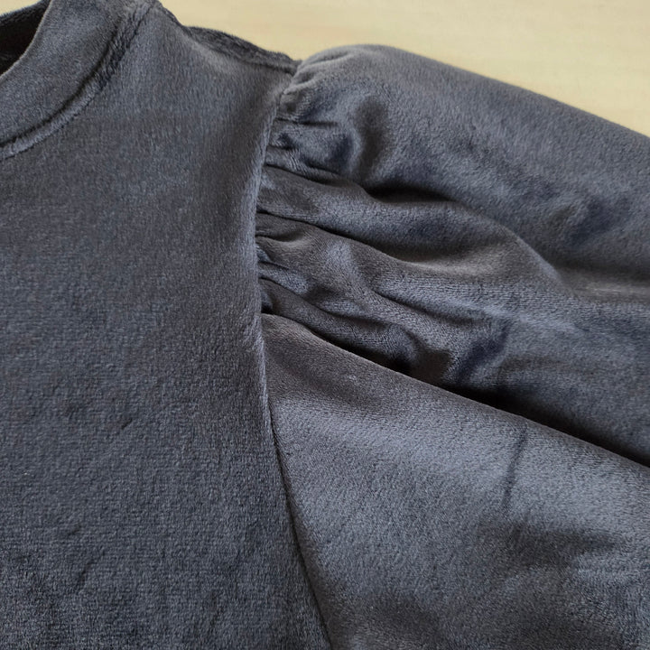 LOFT Navy Velour Top Size SP