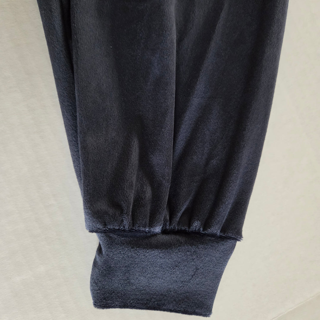 LOFT Navy Velour Top Size SP