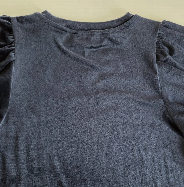 LOFT Navy Velour Top Size SP