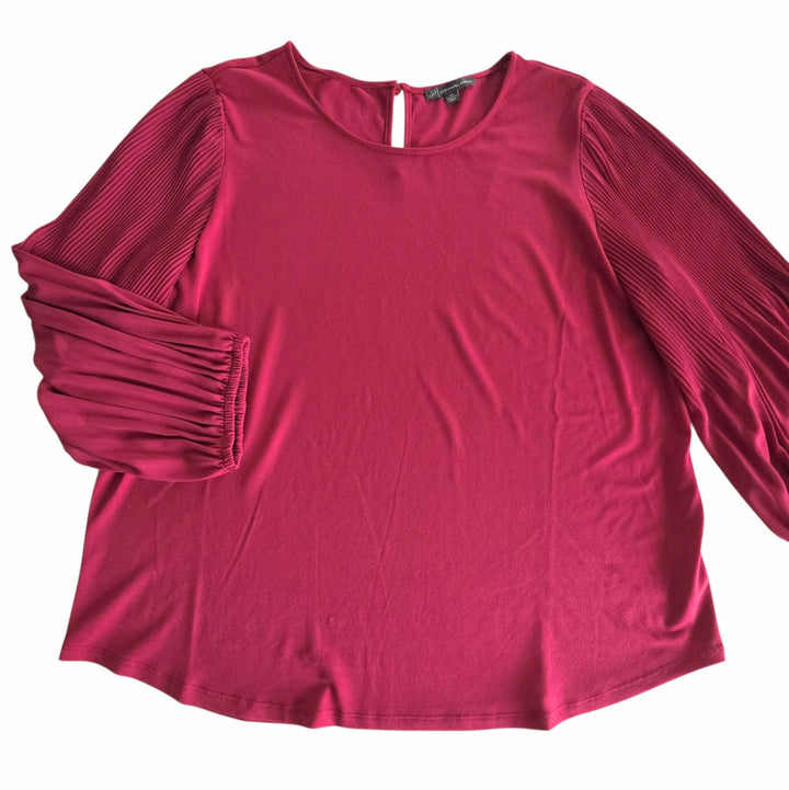 Adrianna Papell Fuchsia Top Size XL