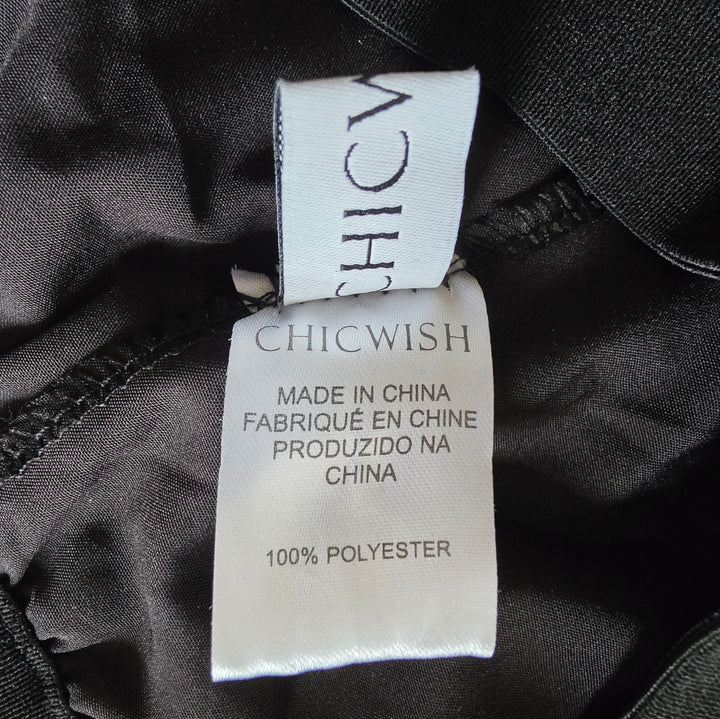 Chicwish 3D Floral Applique Maxi Skirt Size XS/S