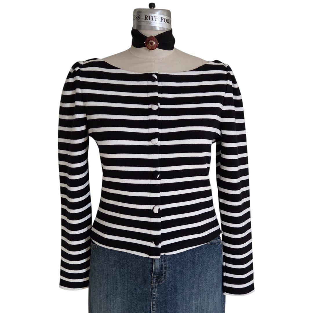 Reformation Striped Cardigan Size XL