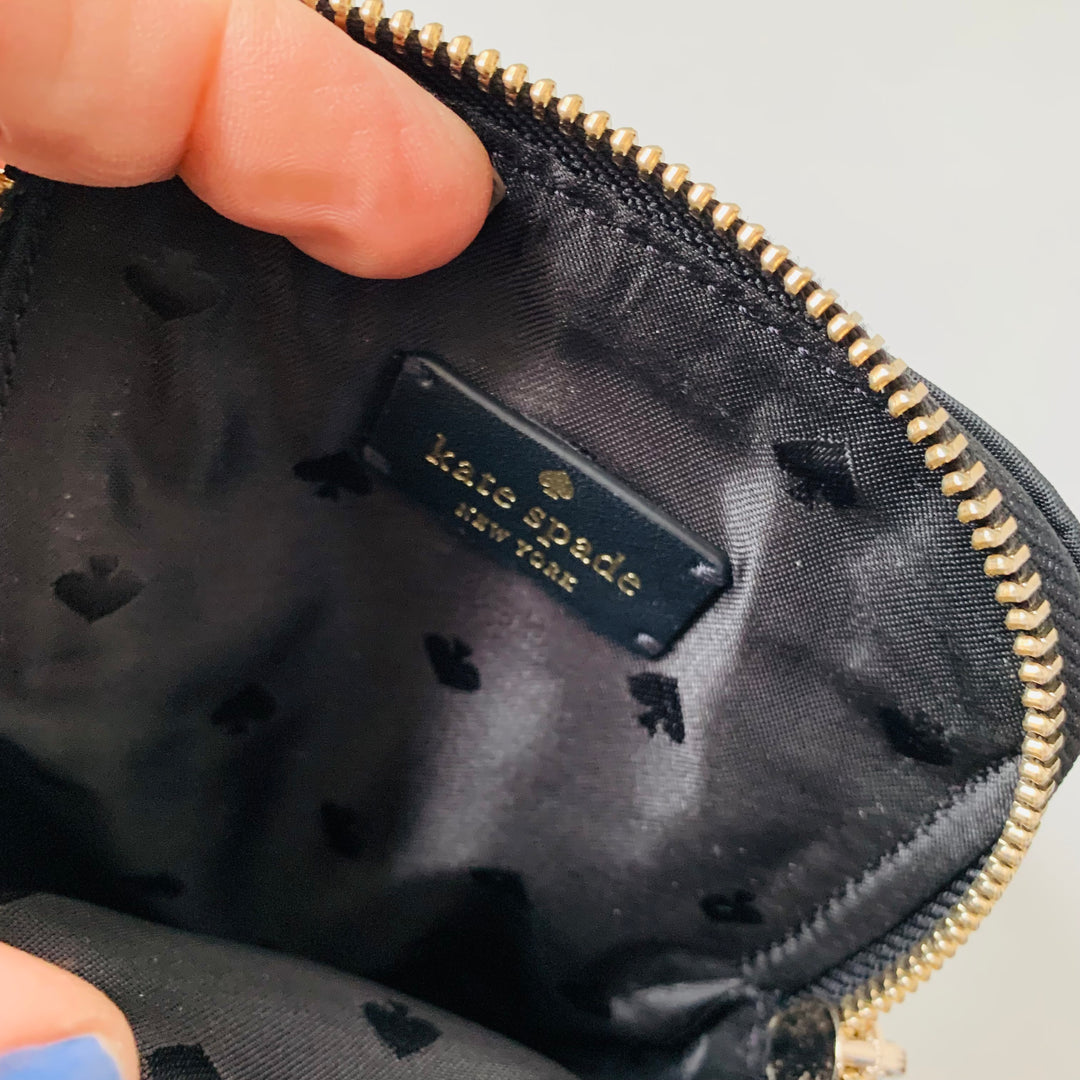 Kate Spade Chelsea Dual Crossbody Phone Nylon Handbag in Black