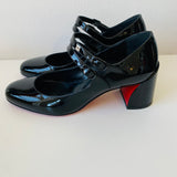 Christian Louboutin Miss Jane 55 Patent Leather Shoes Size 37 NEW IN BOX