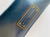 Marc by Marc Jacobs Blue Pebble Grain Leather Wallet