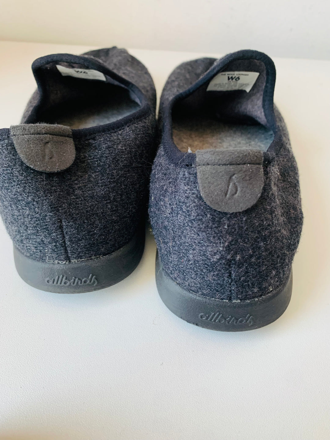 Allbirds Grey Wool Lounger Slip Ons Size 6