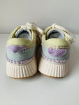 Dolce Vita Dolen Pastel Stripe Platform Sneaker Size 6.5