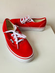 Vans Authentic Skate Shoe Women’s Size 6.5 In Red New In Box