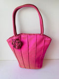 Gecko Traders Hand Woven SilK Pink Handbag