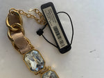 Ann Taylor Fabric and Rhinestone Bracelet NWT