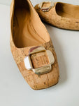 Anne Klein Aggie IFlex Cork Ballet Flats Size 7.5 New in Box